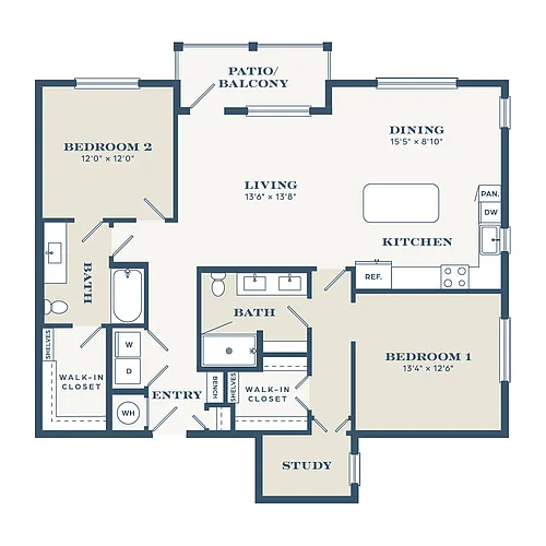 Floor plan B1m1