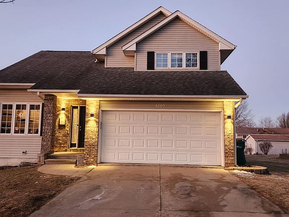 Front of house at dusk