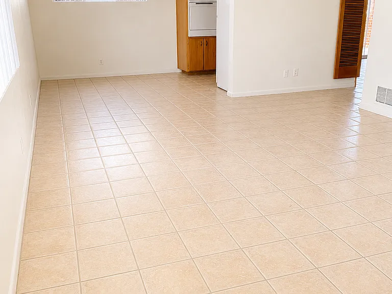 Living room facing kitchen