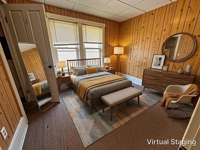Living room or bedroom 2 staging view