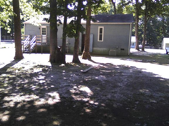 Back yard and view of house