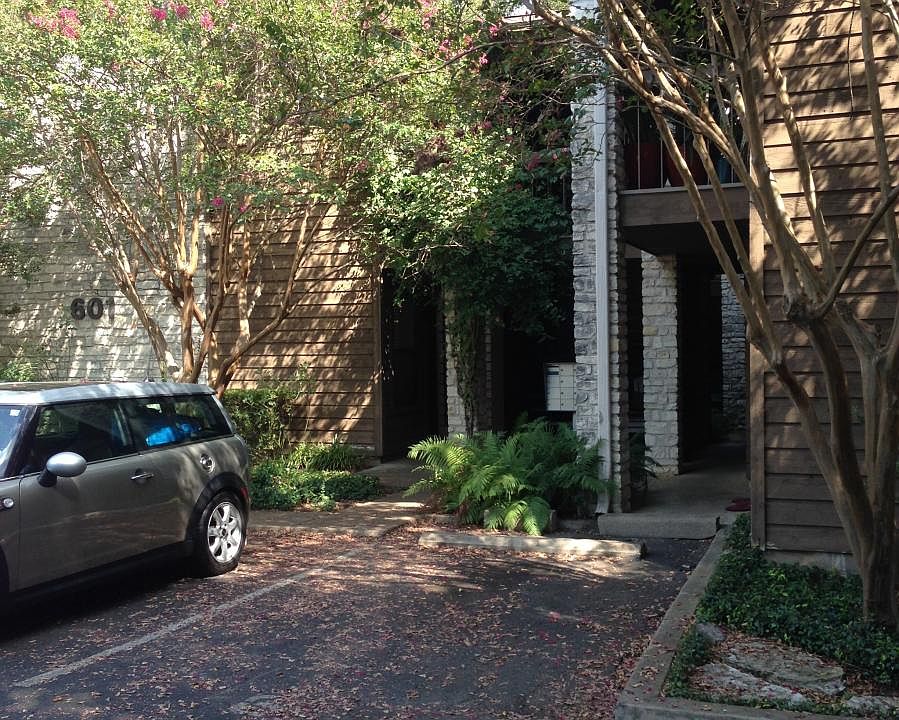 Outside of condominium complex.