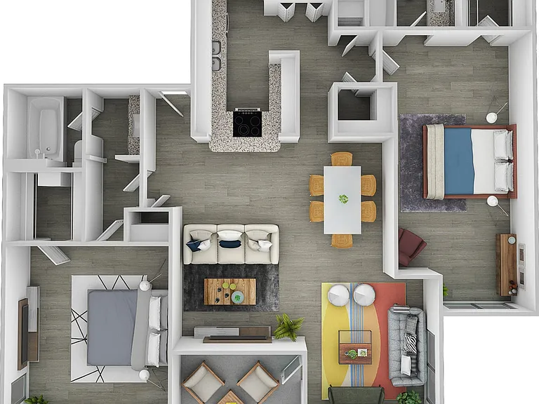 Dakota 3D Floorplan Image Dakota 3D Floorplan Image