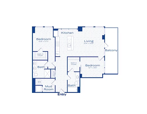 Floor plan Rigby B7