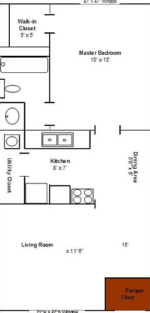 Floor Plan - 500 E A St.