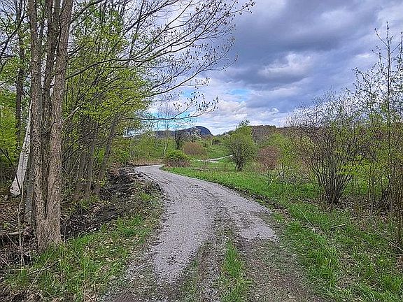 southeast view from valley