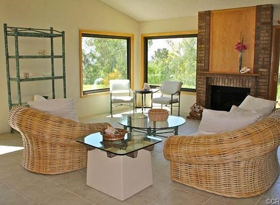 Spacious living room with panoramic views!