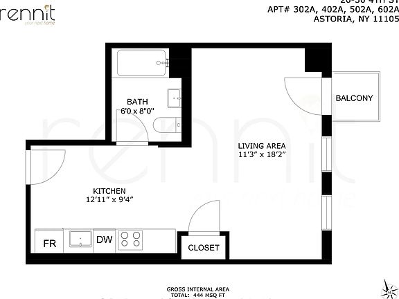 2nd image of 26-24 4th St Unit A-402