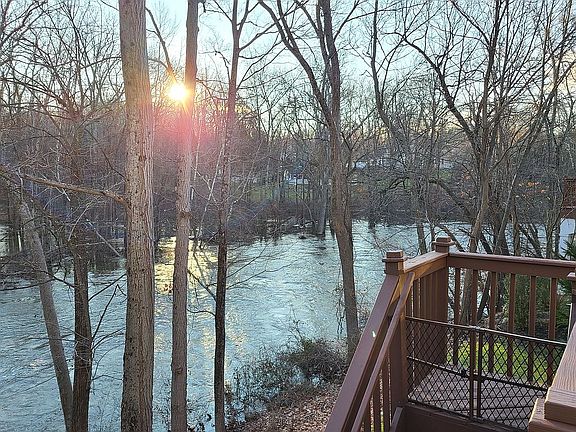 As high as river ever gets. 