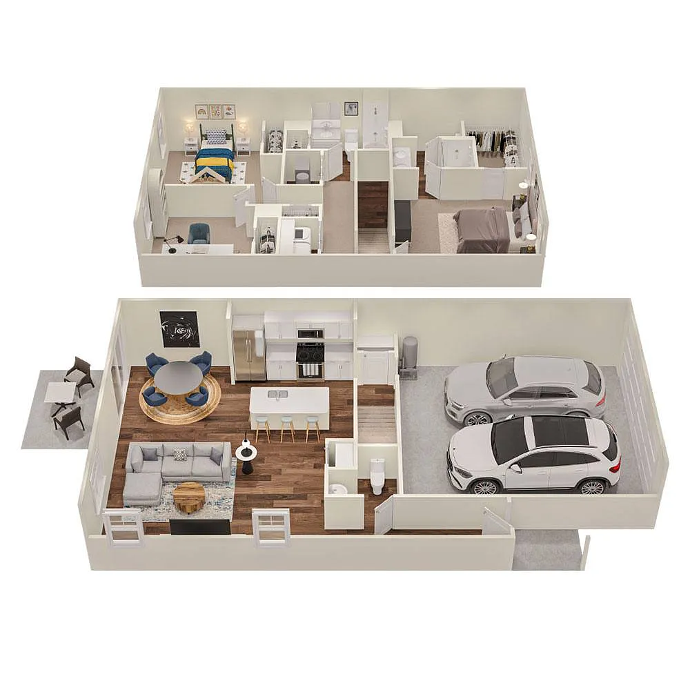Floor plan D1 Tatum - 3 Bedroom