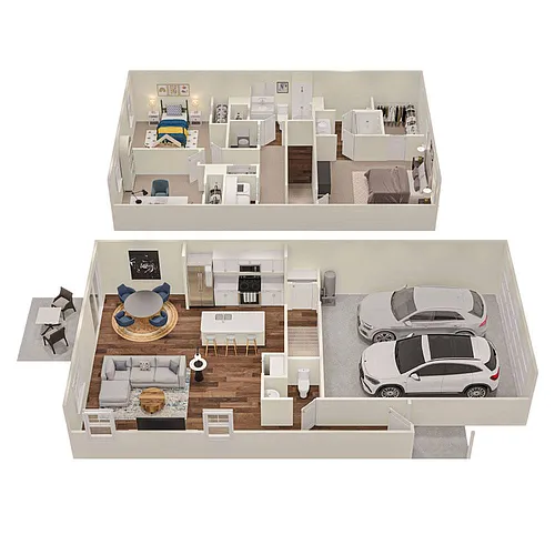 Floor plan D1 Tatum - 3 Bedroom