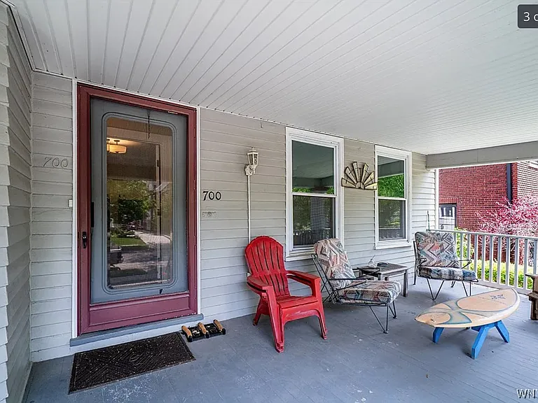 Unit #1 Front Porch