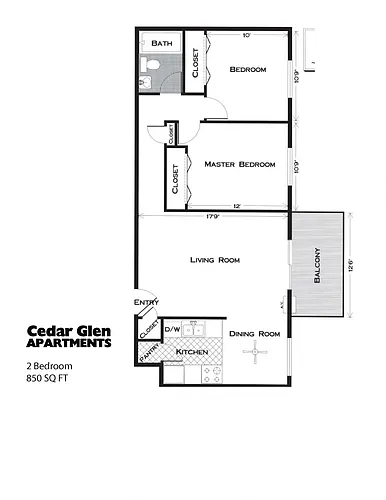 Floor plan 2.1bed