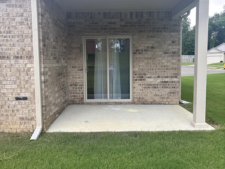 Back covered patio