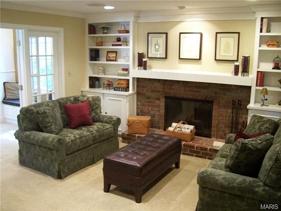 Peaceful hearth room.  Grab a book and relax!
