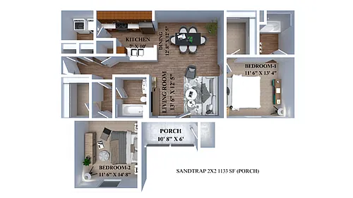 Floor plan The Sandtrap