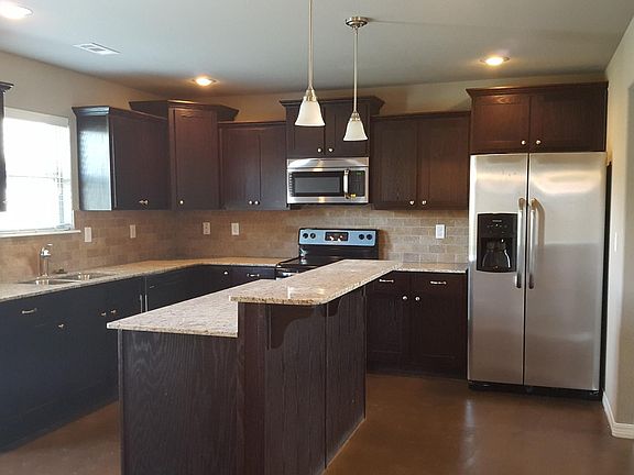 Kitchen from dining area.