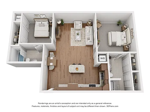 Floor plan 2X2