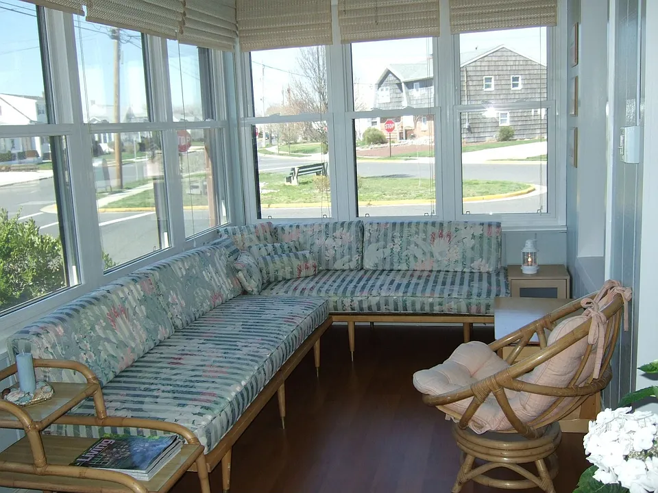 All season sun porch - new windows!