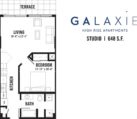 Galaxie High Rise Apartments — Photo 19