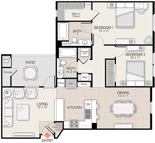 Floor plan Plan F