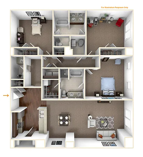 Floor plan Gainsborough 19