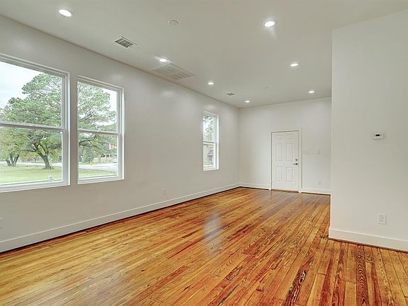 Large Open concept with high ceilings and lots of natural light.