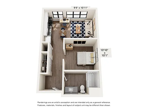 Floor plan Studio