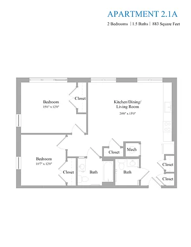 Floor plan 2A