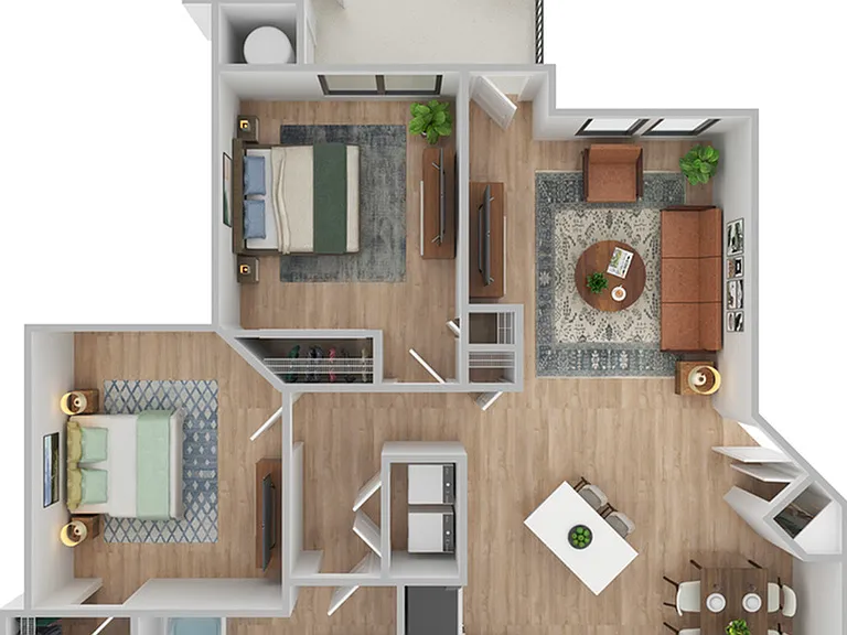 2 Bedroom | 1 Bath | 935 SF | Renovated 2 Bedroom | 1 Bath | 935 SF | Renovated