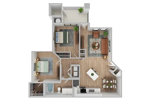 Floor plan Cottonwood | Renovated