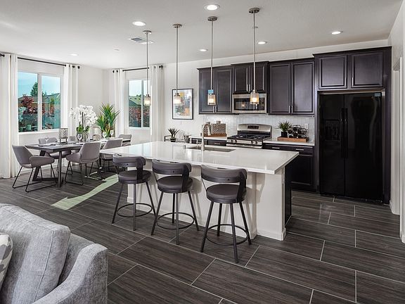 Kitchen to dining area