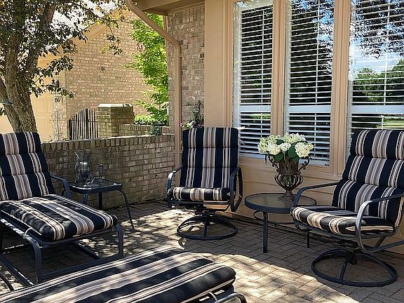 Comfortable shaded seating