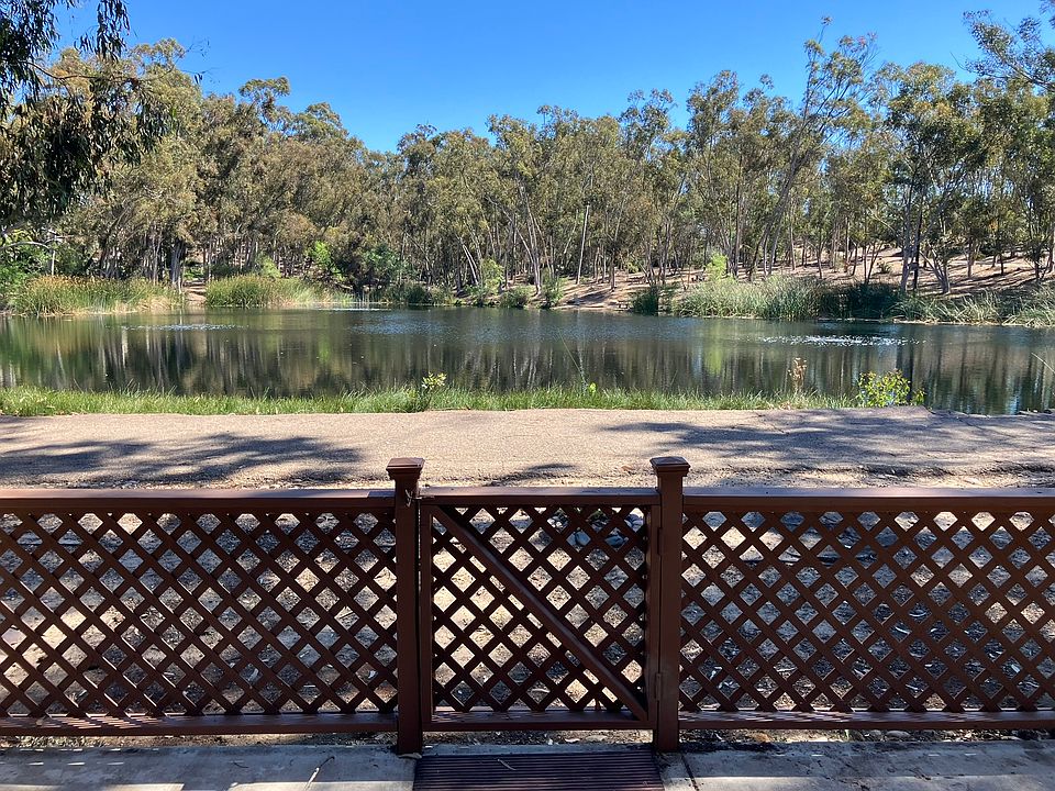 Beautiful view of Pond from 10 ft x 20 ft back patio