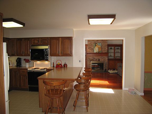Kitchen into Family Room