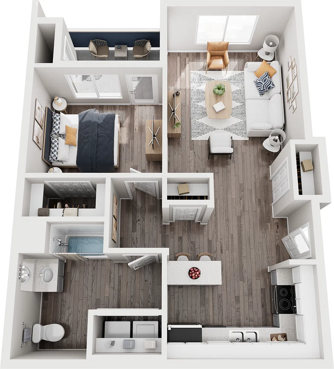 Floor plan 1X1