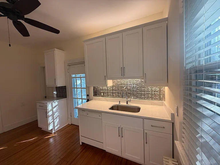Newly renovated kitchen with upgraded cabinets.