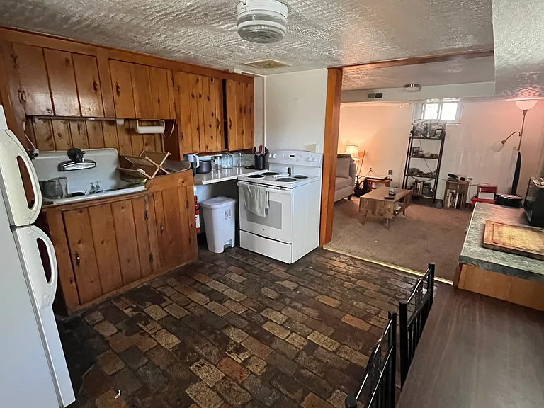 Kitchen, dining and living room