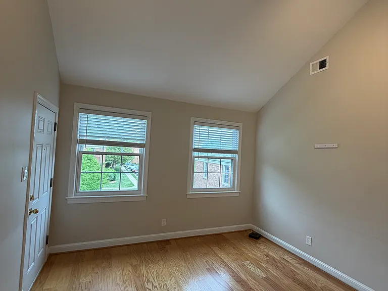 Living area with cathedral ceiling