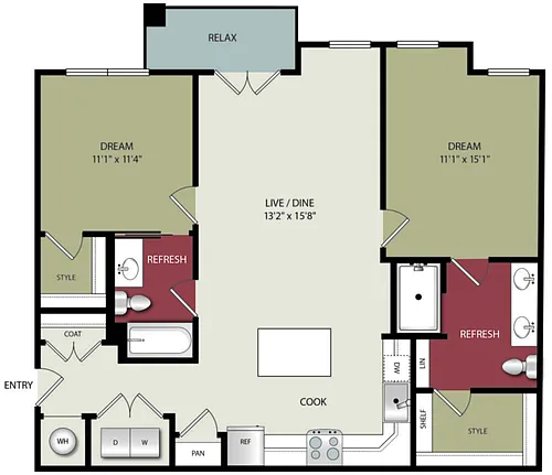 Floor plan B2A