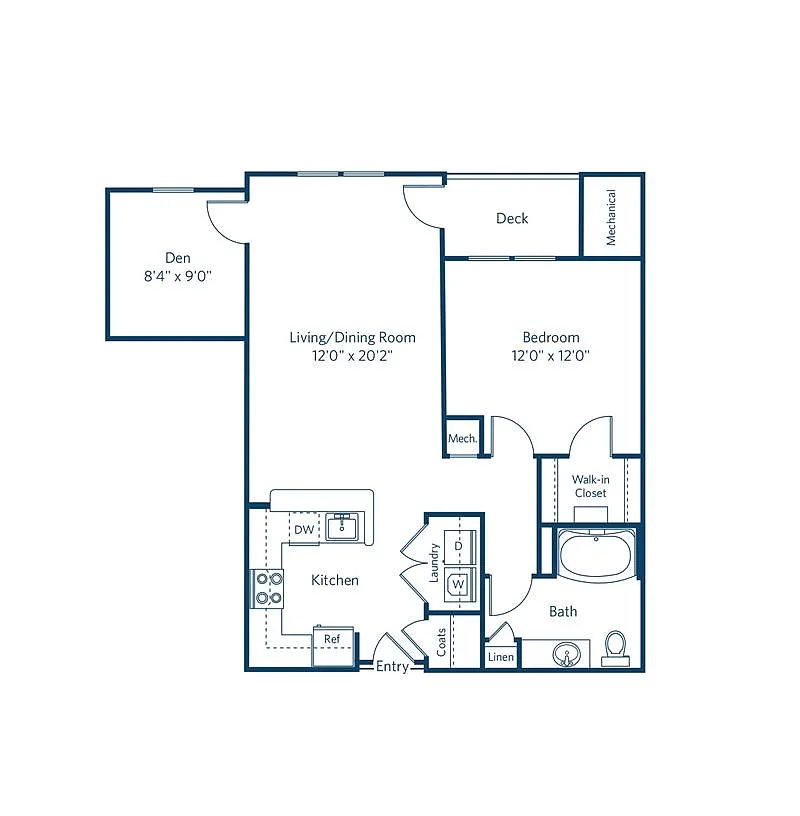 Floor plan Olmstead