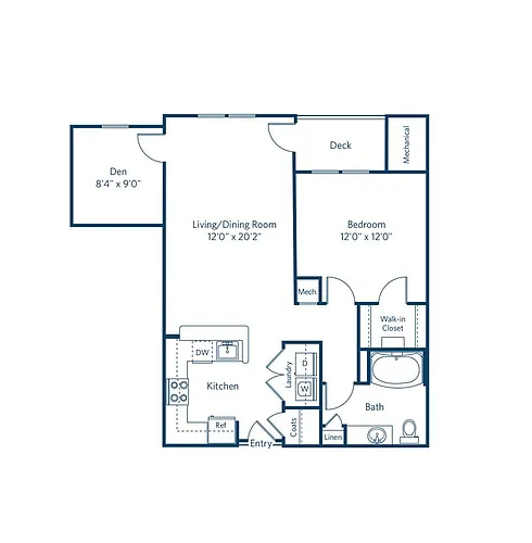 Floor plan Olmstead