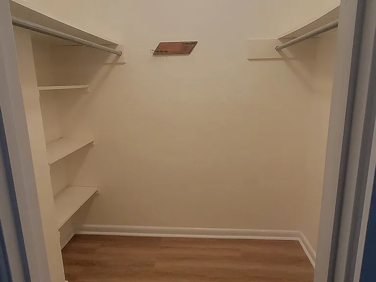 Primary closet