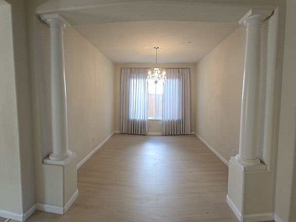 Formal Dining Room with Customized Columns
