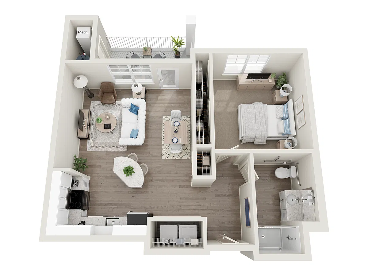 Floor plan The Ana ADA