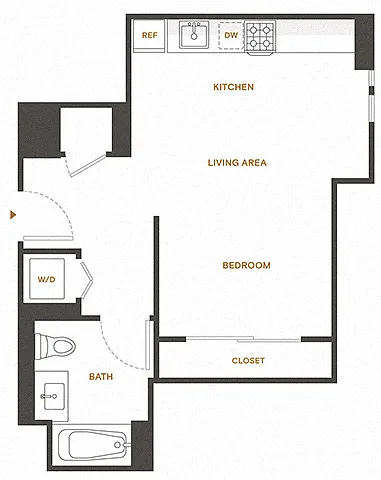 Floor plan Studio E