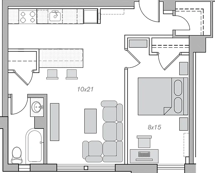 Embassy Tower Apartments — Photo 24