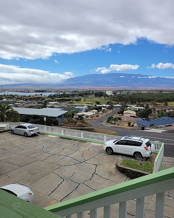 The view from the balcony 
