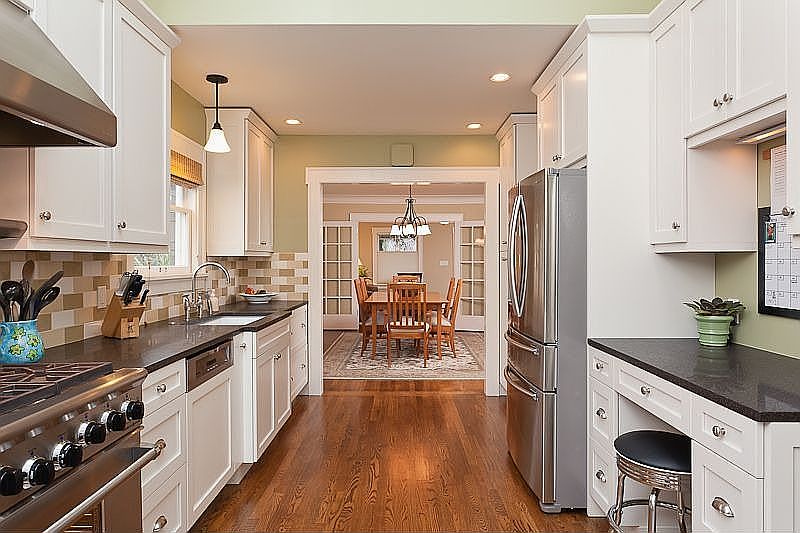 New Kitchen and entry into Dining Room