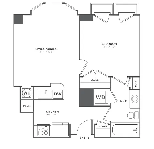 Floor plan A1